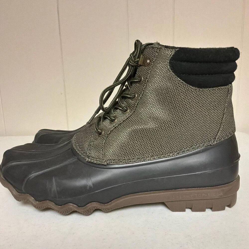 Sperry Topsiders Thinsulate Water Resistant Lace Up Boots Men's Size 9.5